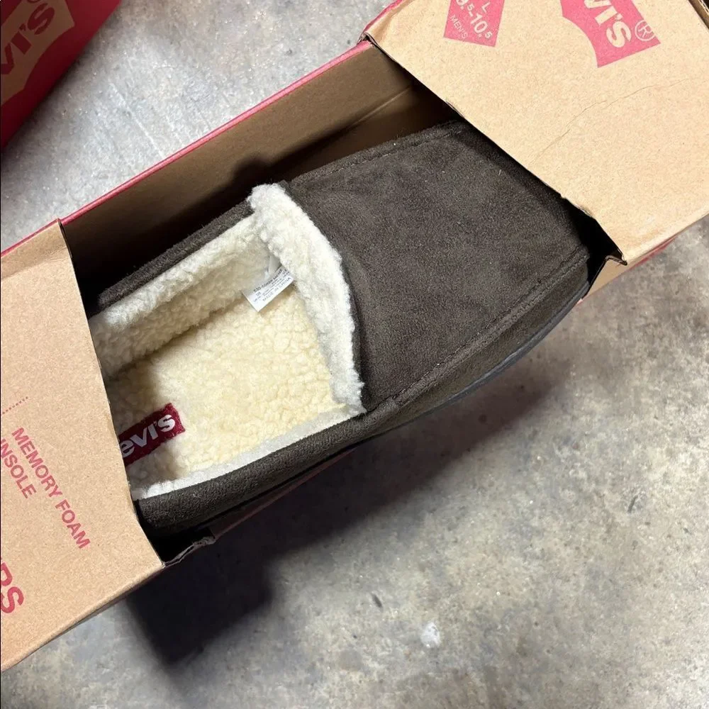 Levi's Dark Brown Slip-On Loafers
